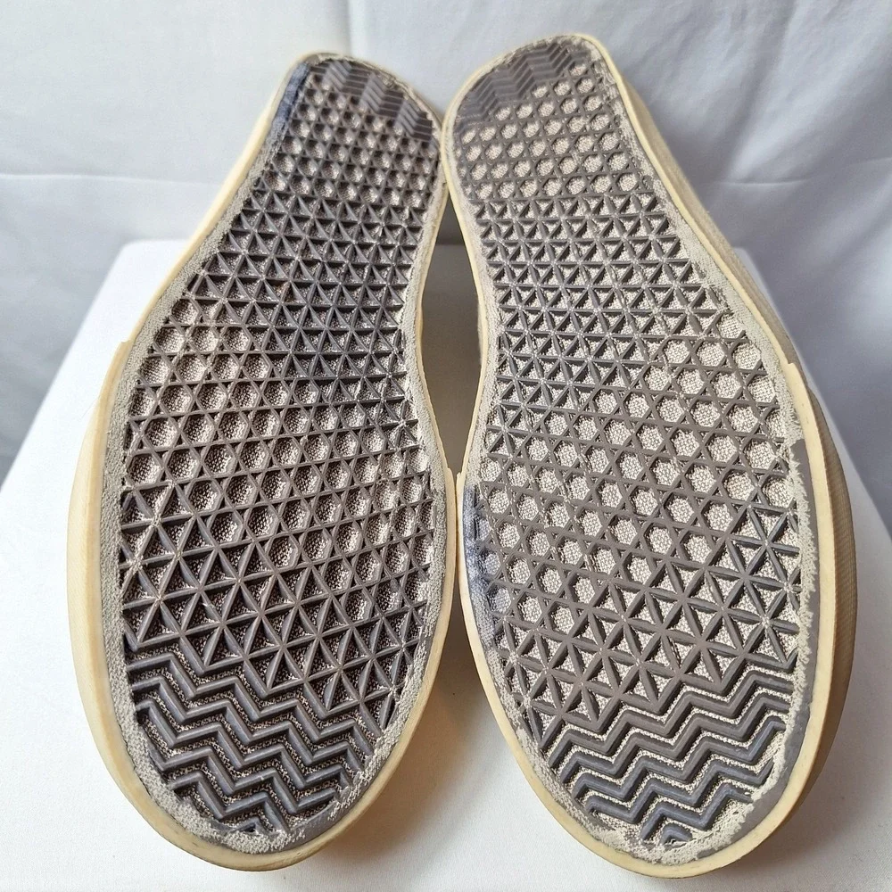 PRIMUS Notre Dame Fighting Irish Canvas Boat Deck Shoes Sz 12 Beige Blue Logo